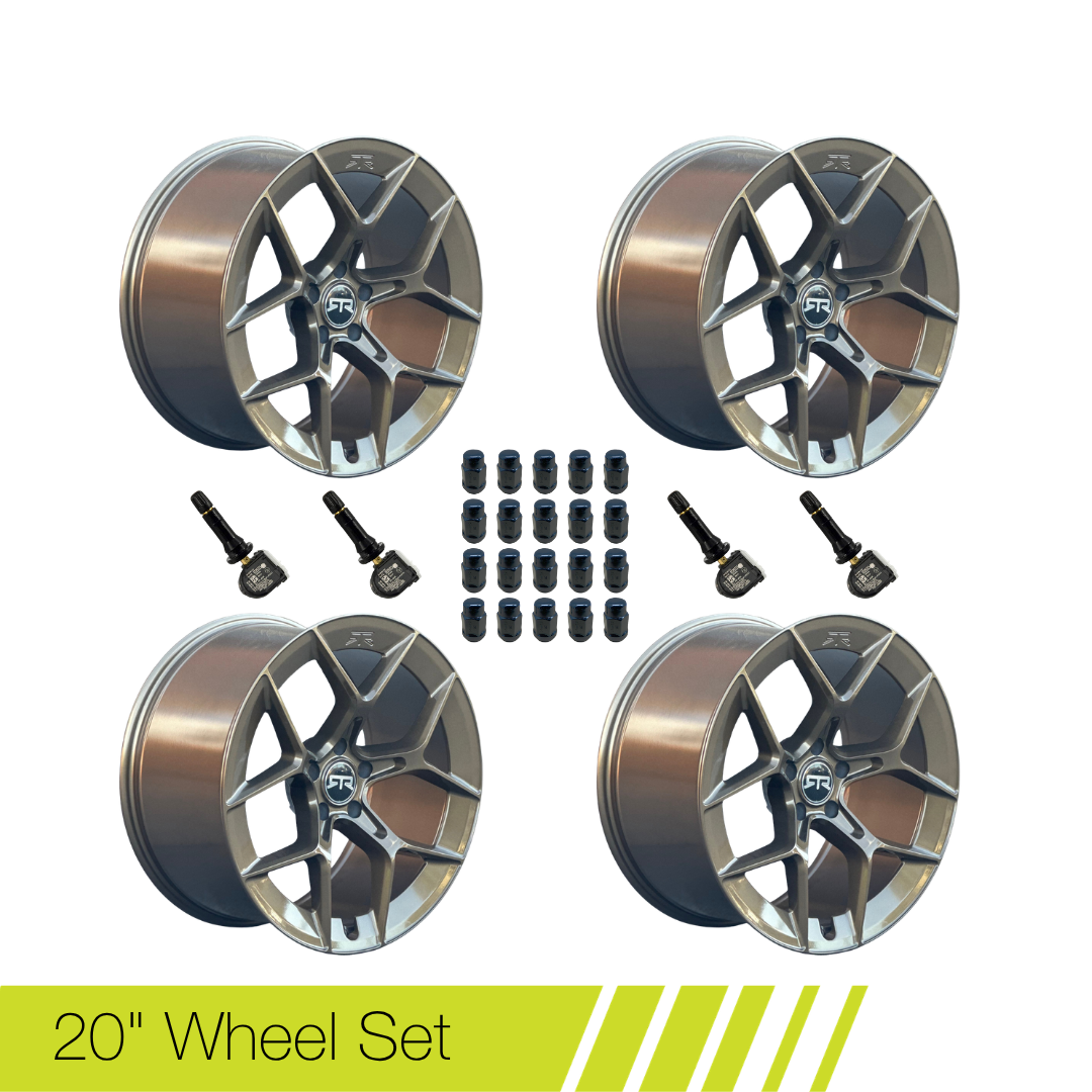 RTR Mustang Aero 5 Liquid Bronze 20" - Wheel Set